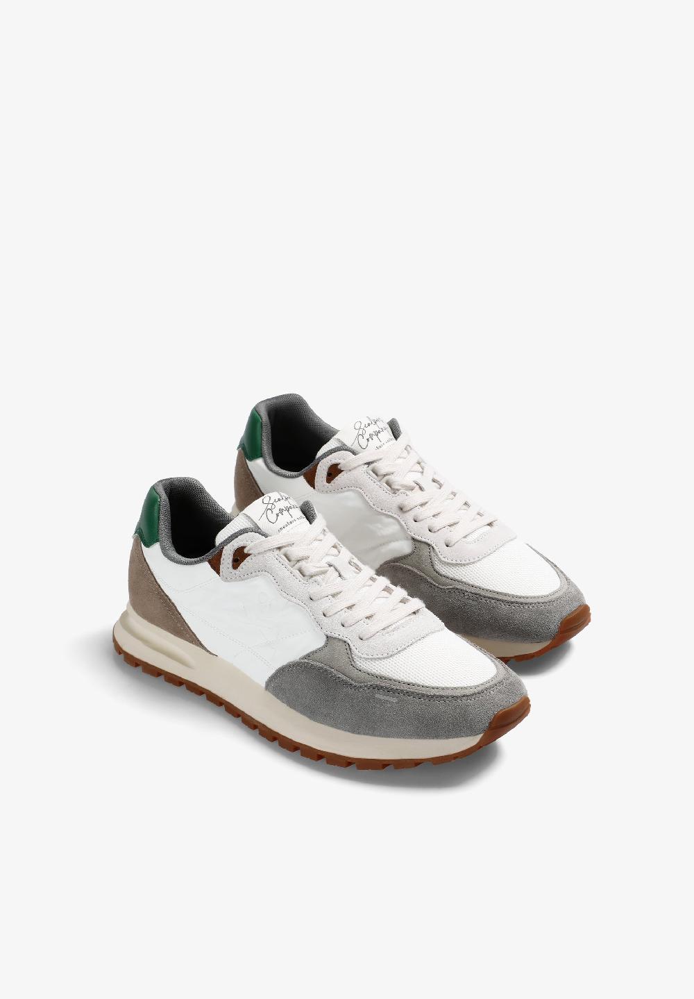 Scalpers SNEAKERS WITH SIDE SKULL GREEN