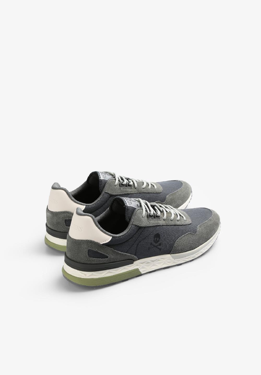 Scalpers SNEAKERS WITH SIDE SKULL INDIGO