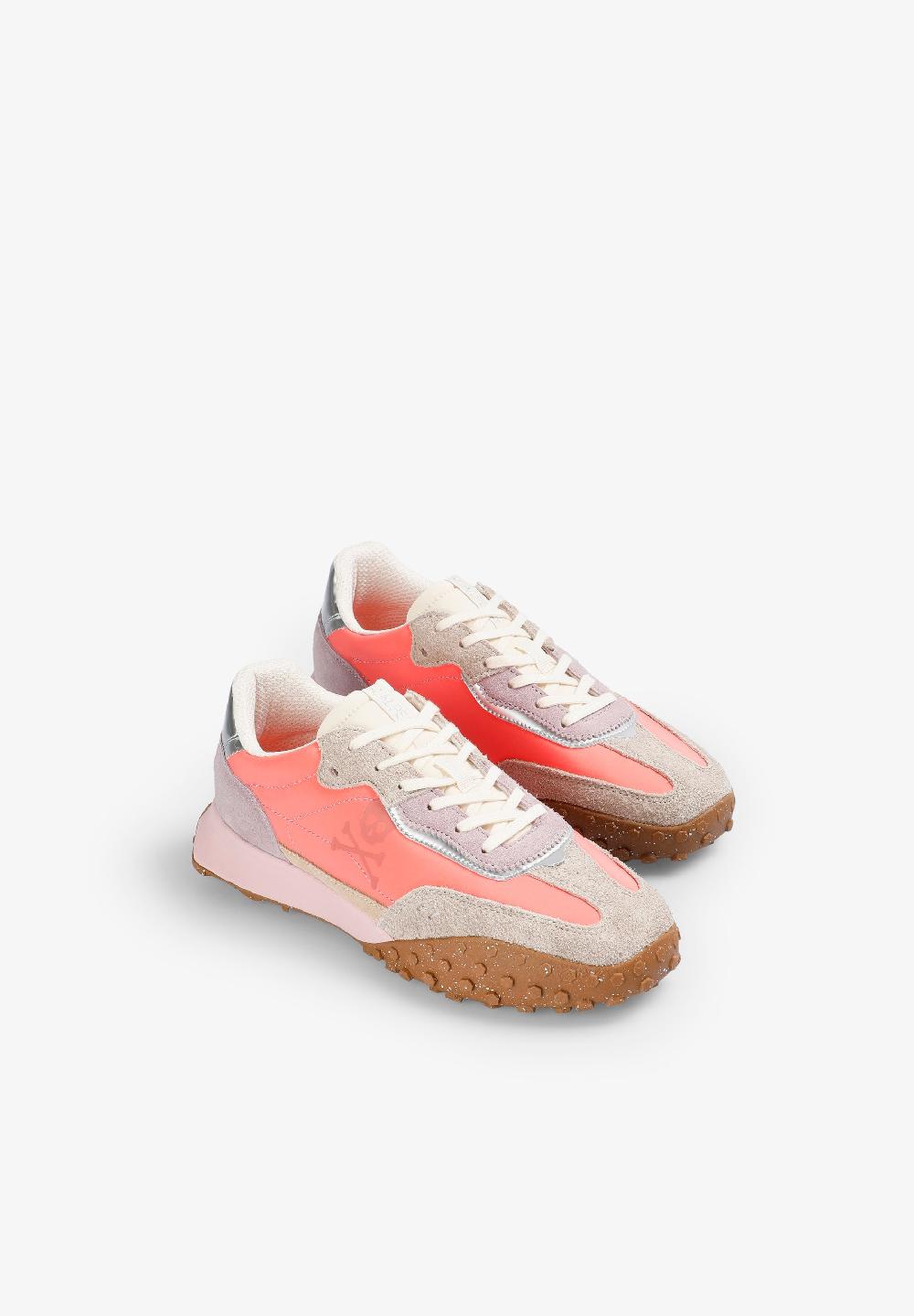 Scalpers SNEAKERS WITH SIDE SKULL PINK