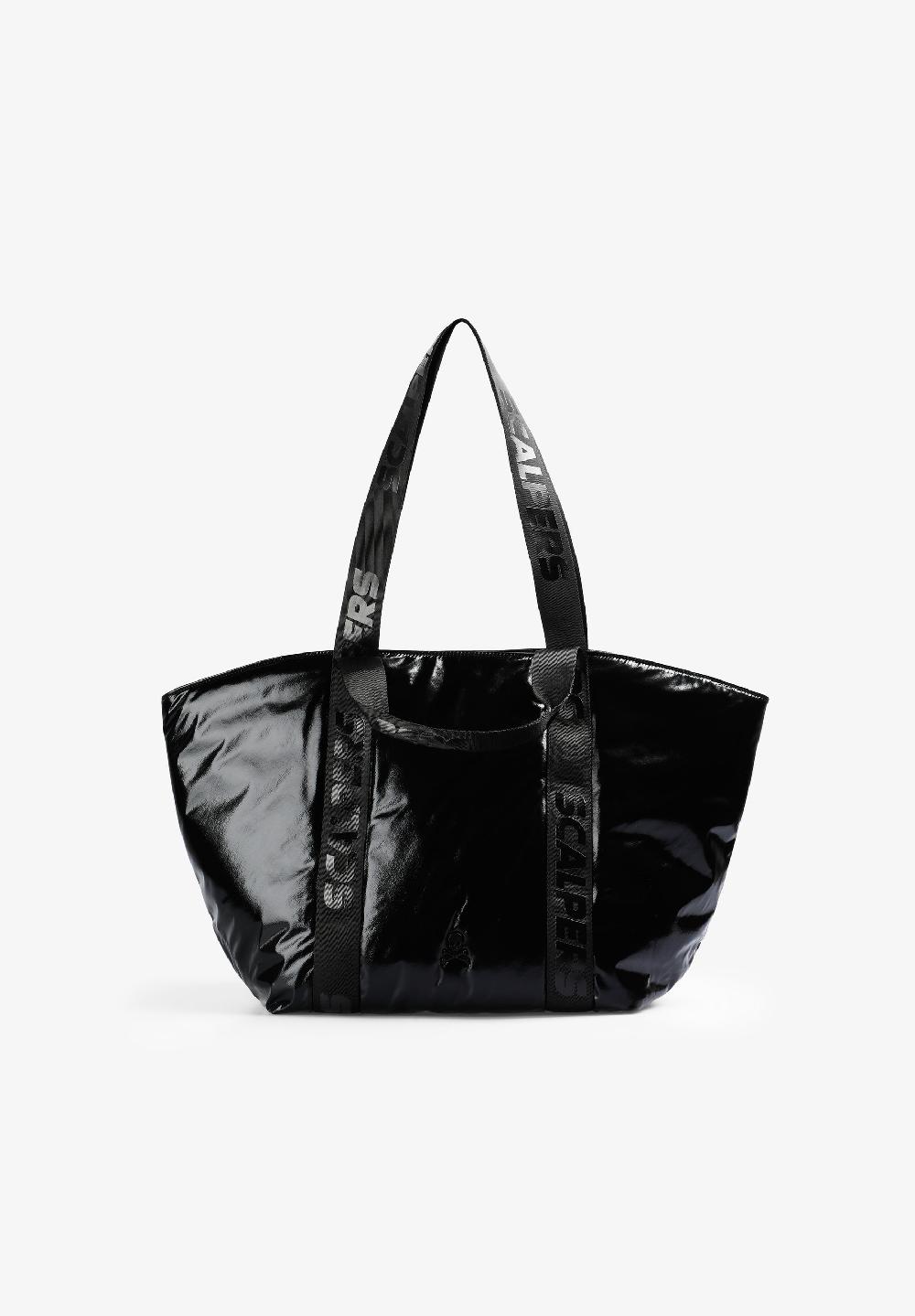 Scalpers SPORTS BAG WITH LOGO HANDLES BLACK