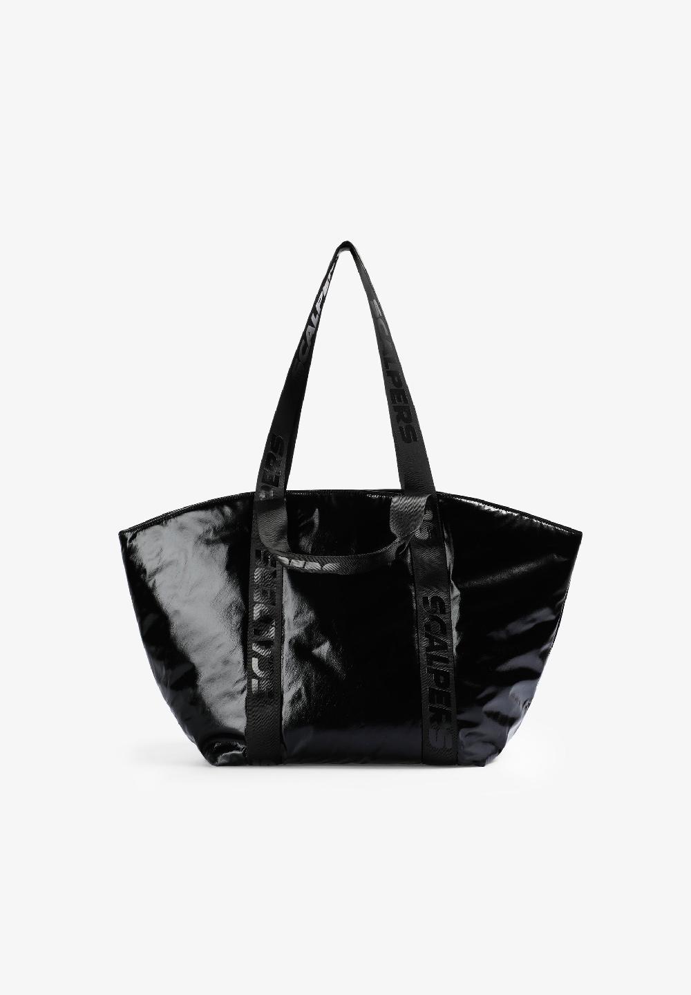 Scalpers SPORTS BAG WITH LOGO HANDLES BLACK