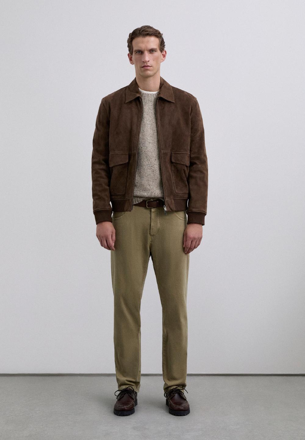 Scalpers STRAIGHT LOGO TROUSERS KHAKI