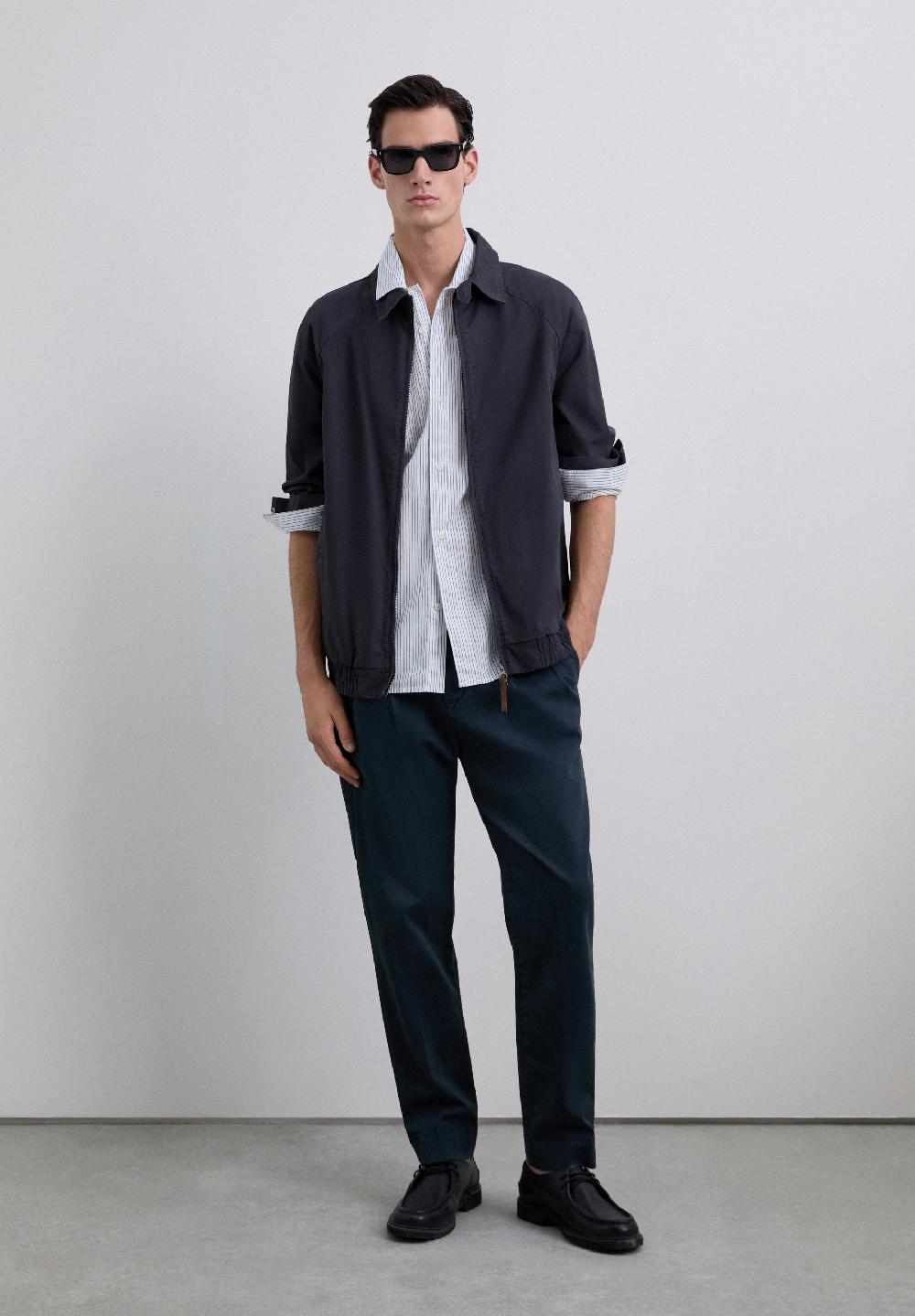 Scalpers STRIPED POCKET SHIRT BLUE STRIPES