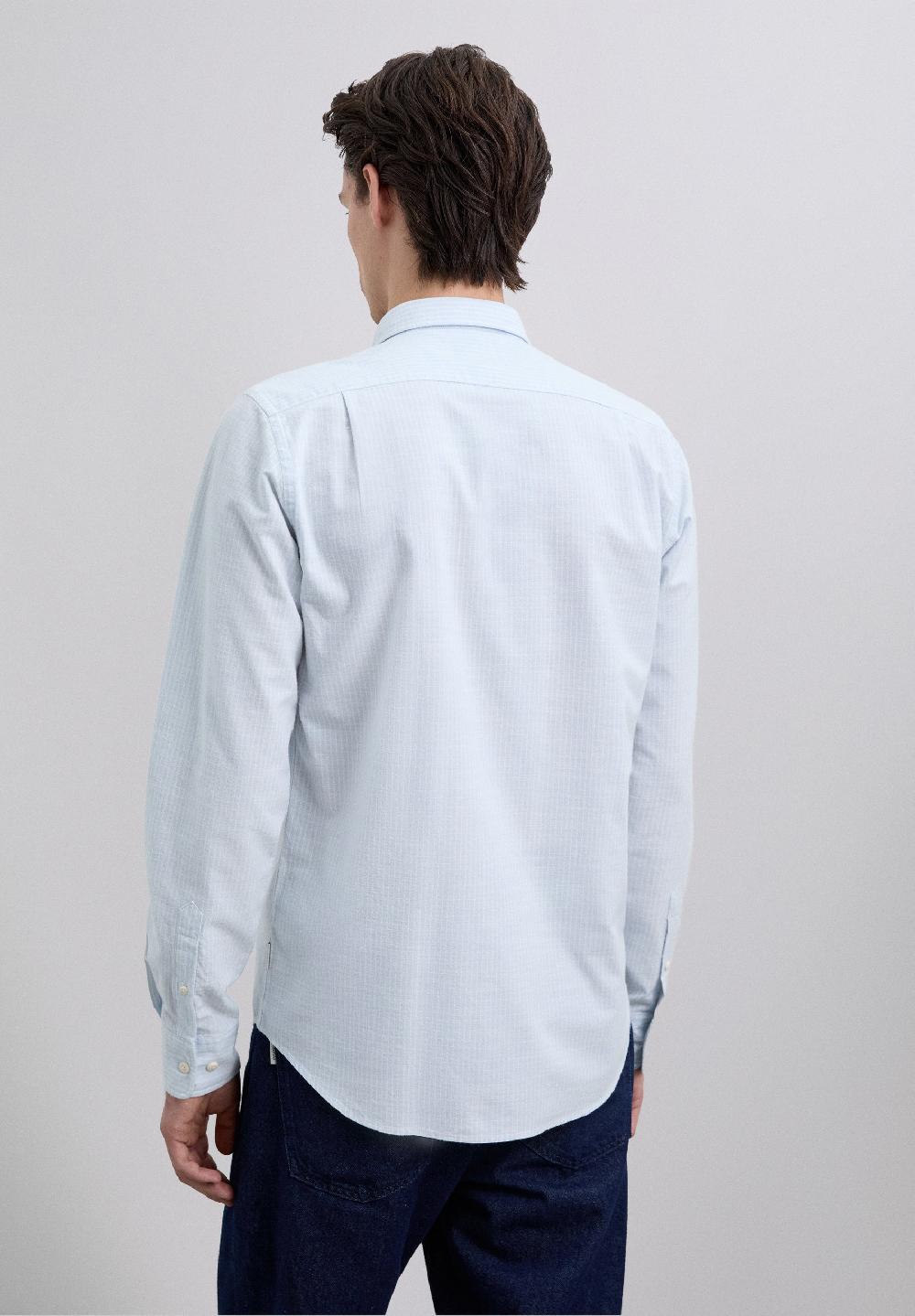 Scalpers STRIPED SKULL SHIRT WHITE STRIPES