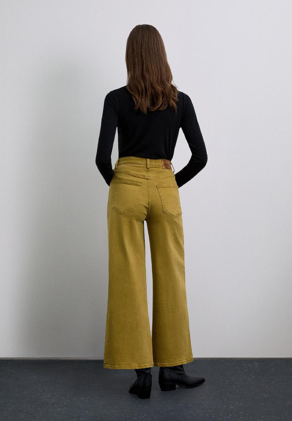 Scalpers STUDDED CULOTTE JEANS MUSTARD