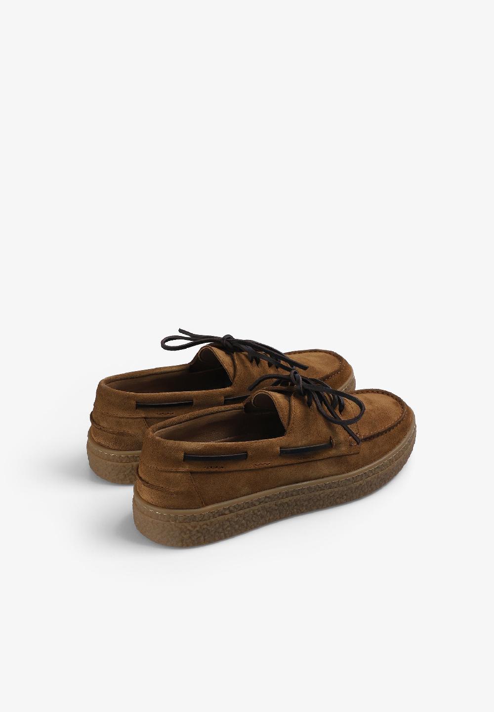Scalpers SUEDE DECK SHOES CAMEL