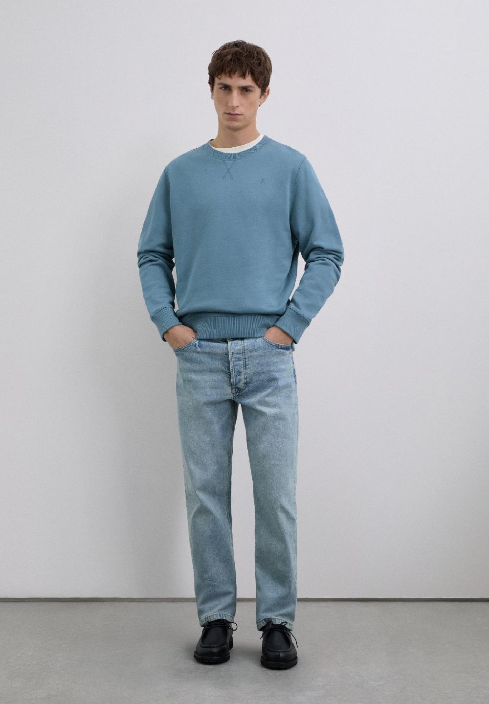 Scalpers SWEATSHIRT WITH EMBROIDERED SKULL DUCK