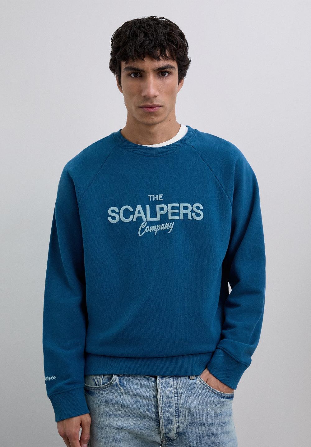 Scalpers SWEATSHIRT WITH LOGO PRINT DUCK