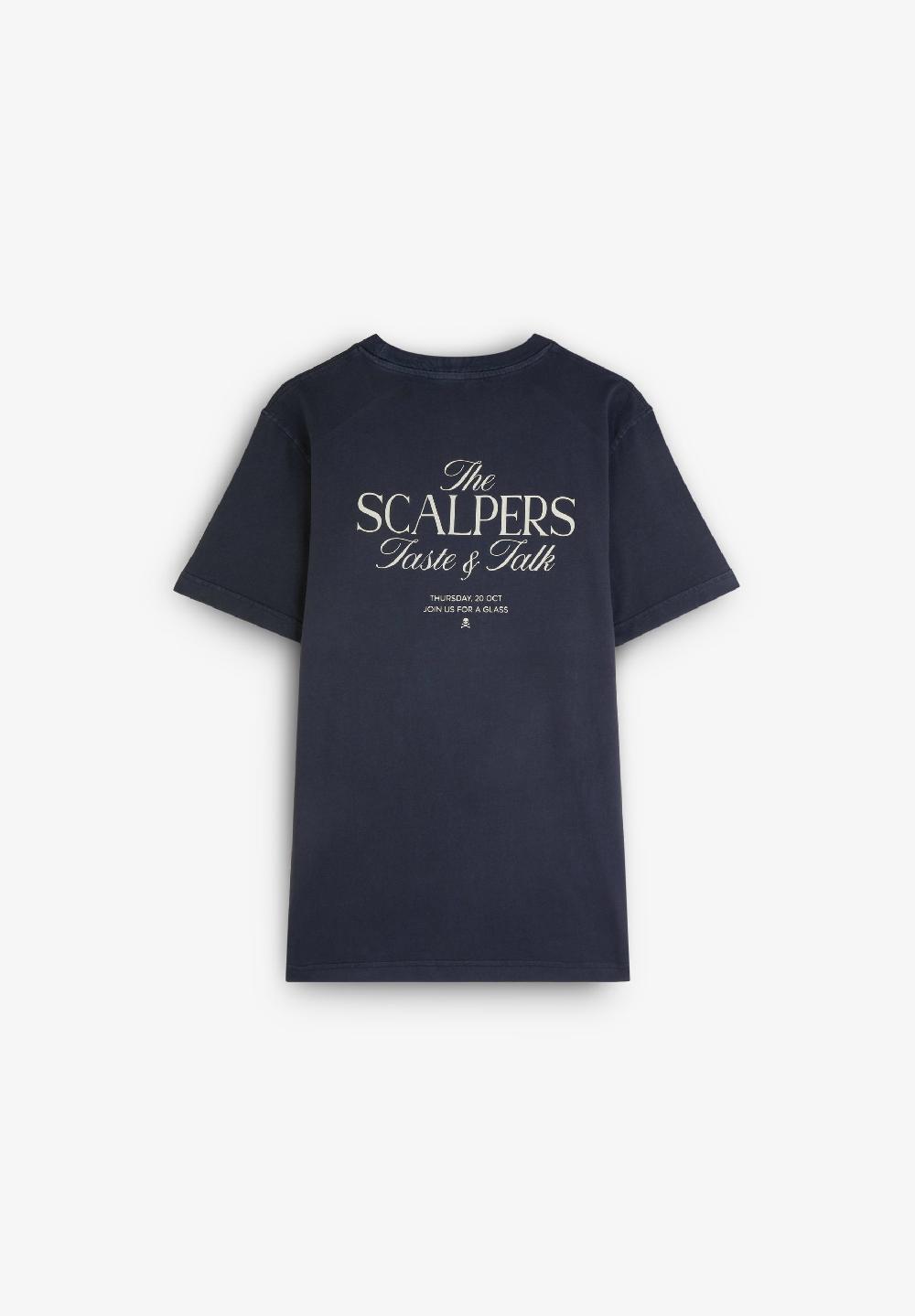 Scalpers T-SHIRT WITH LOGO PRINT ANTHRACITE
