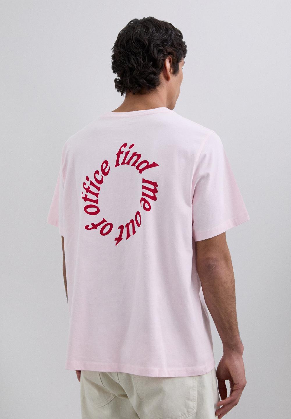 Scalpers T-SHIRT WITH LOGO PRINT PINK