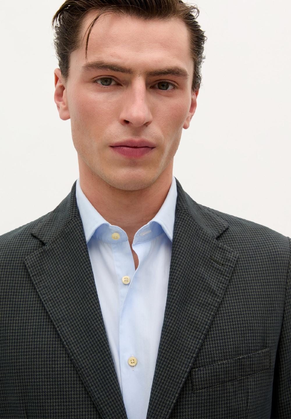 Scalpers TAILORED BLAZER WITH POCKETS KHAKI CHECK