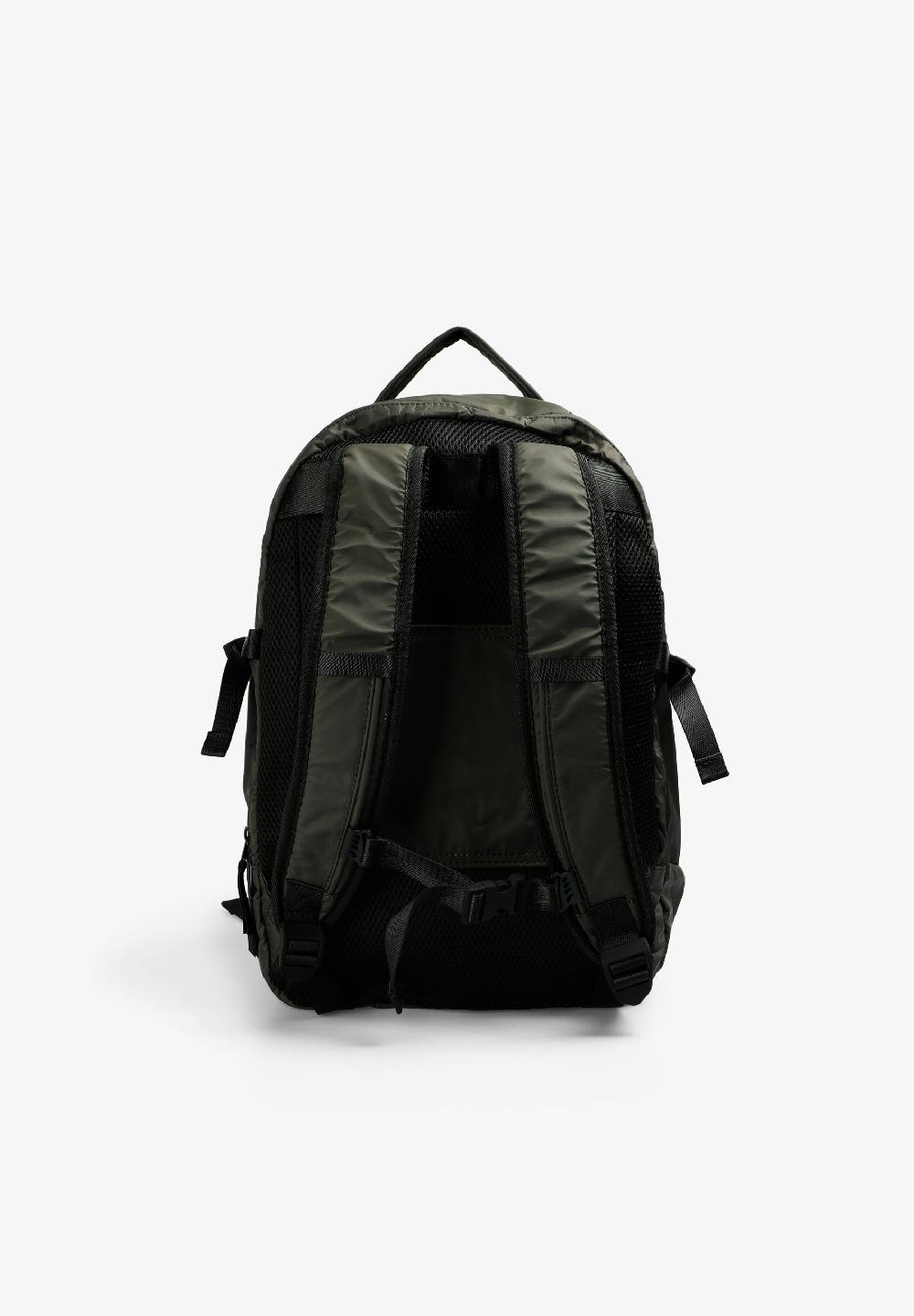 Scalpers TECHNICAL BACKPACK WITH LOGO KHAKI
