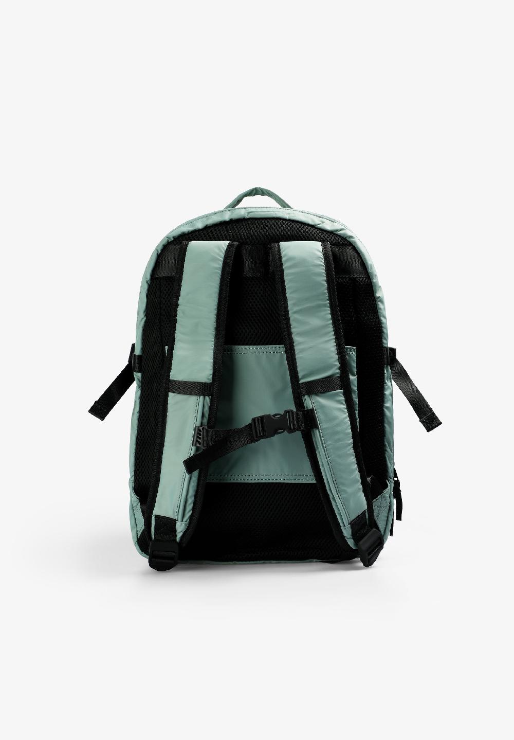 Scalpers TECHNICAL BACKPACK WITH LOGO LIGHT GREEN