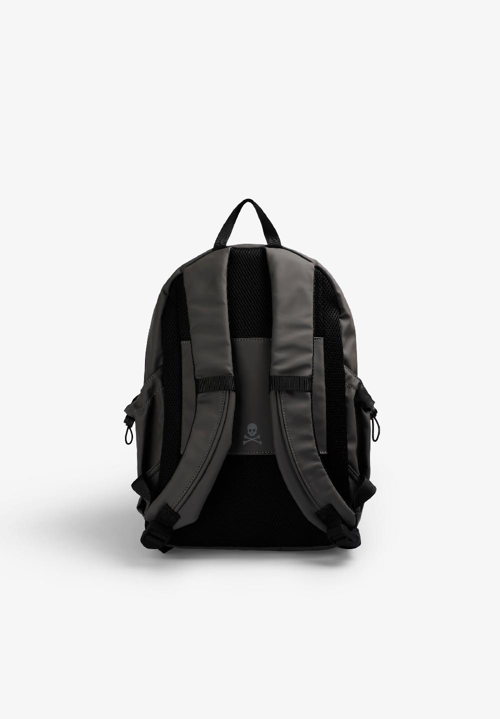 Scalpers TECHNICAL BACKPACK WITH SKULL DARK GREY
