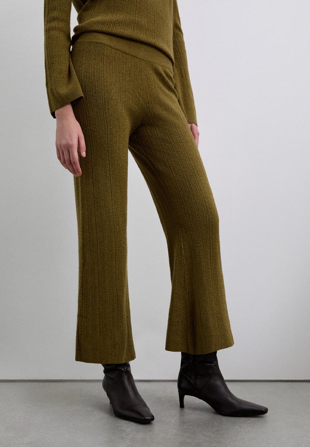 Scalpers TEXTURED CULOTTES KHAKI