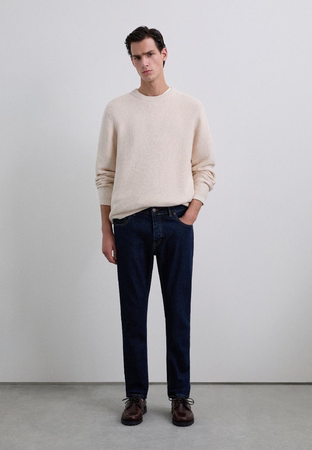 Scalpers TEXTURED KNIT SWEATER CREAM