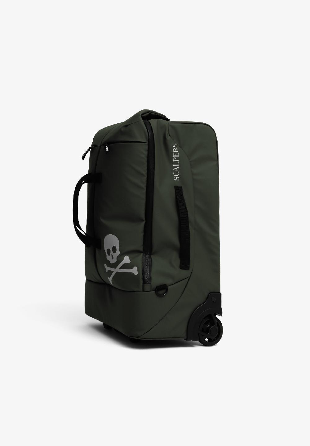 Scalpers TRAVEL BACKPACK WITH WHEELS KHAKI