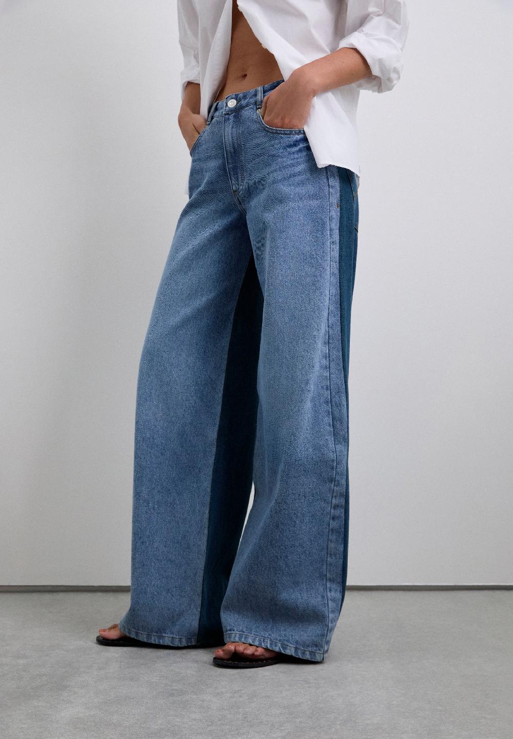 Scalpers TWO-TONE JEANS INDIGO