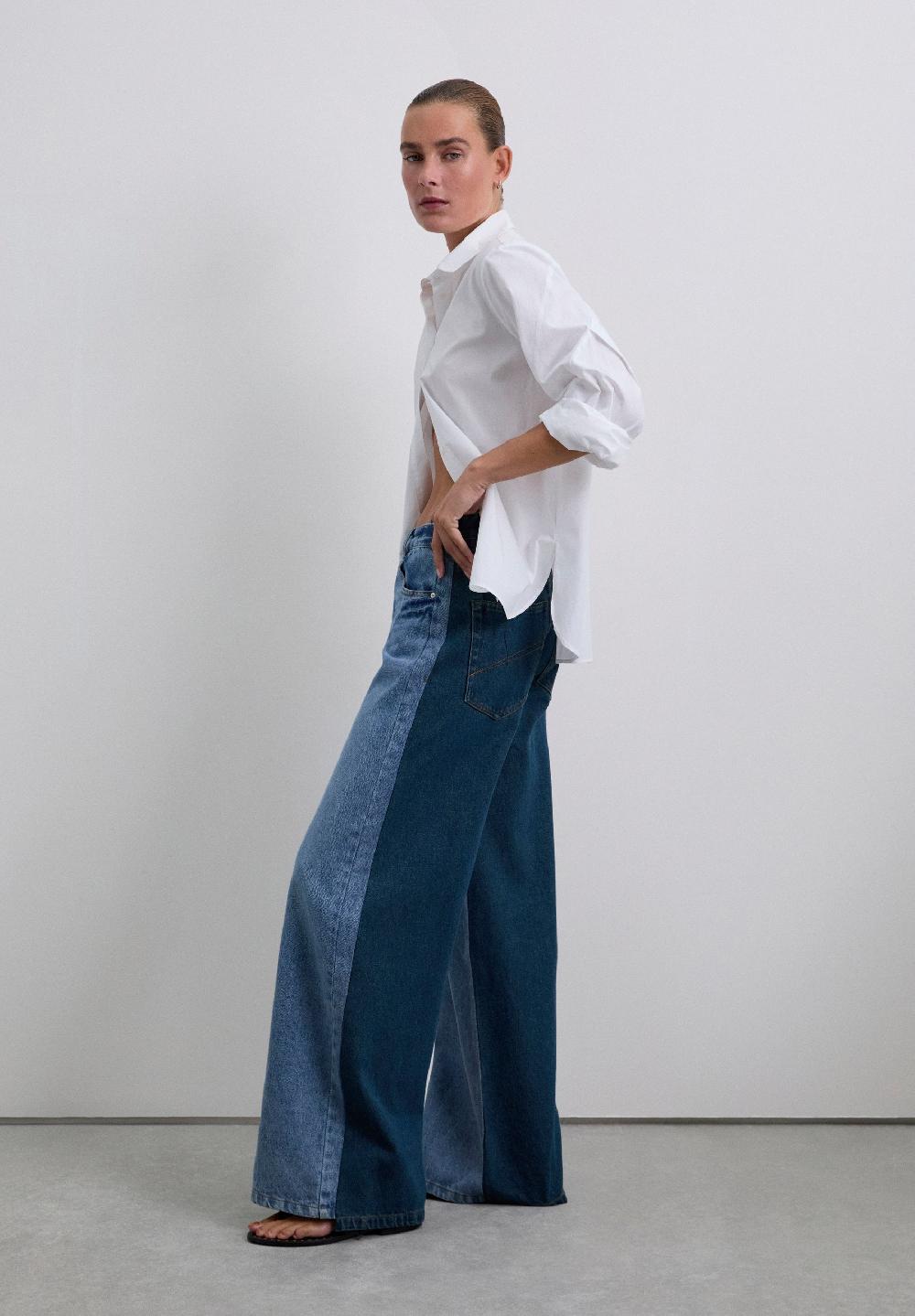 scalpers TWO-TONE JEANS INDIGO