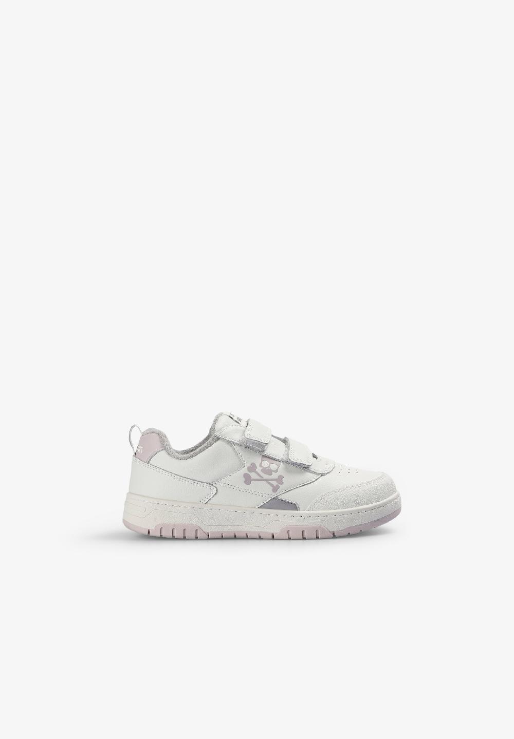 scalpers VELCRO SKULL SNEAKERS PINK