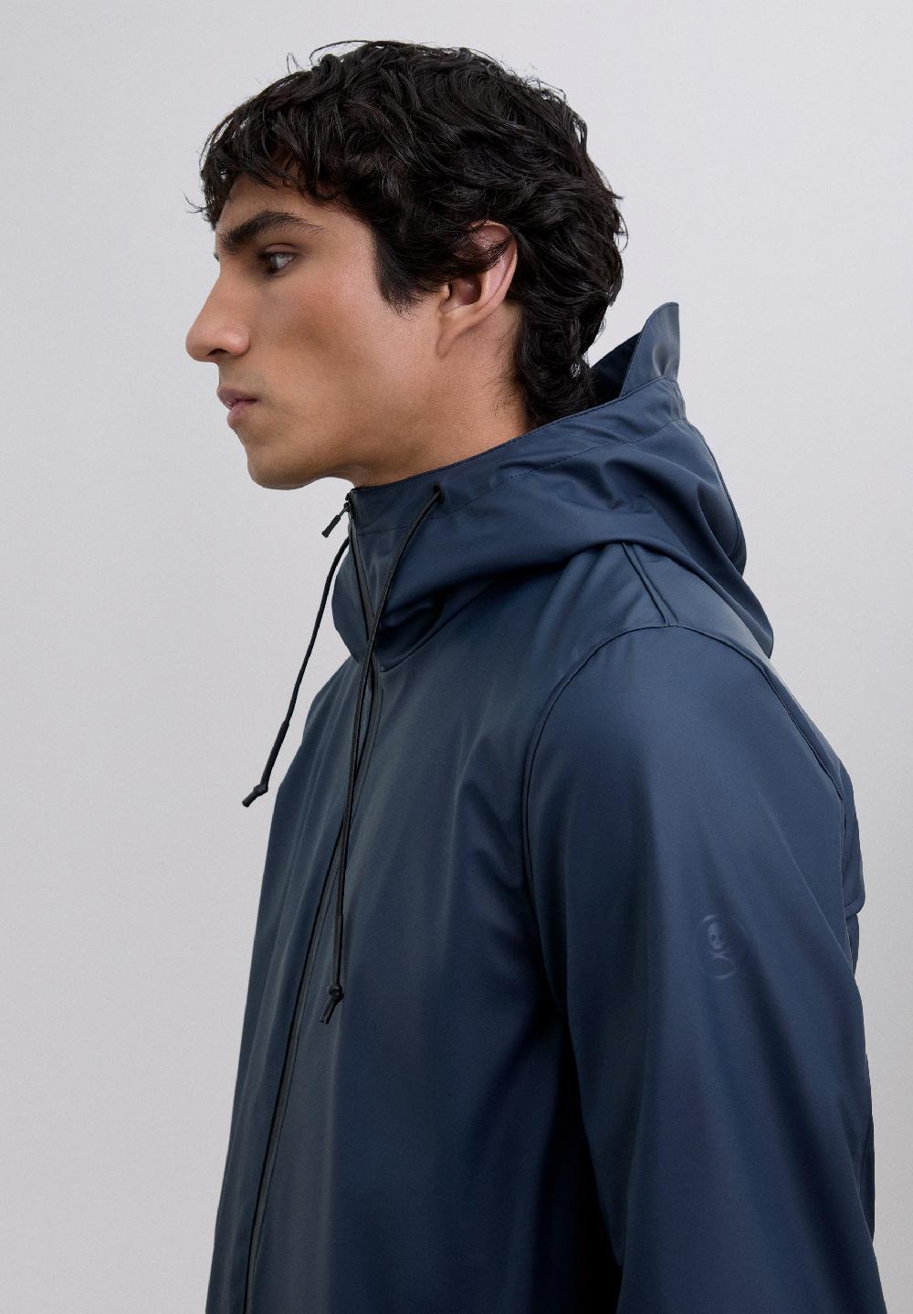 scalpers WATERPROOF LOGO JACKET DARK NAVY