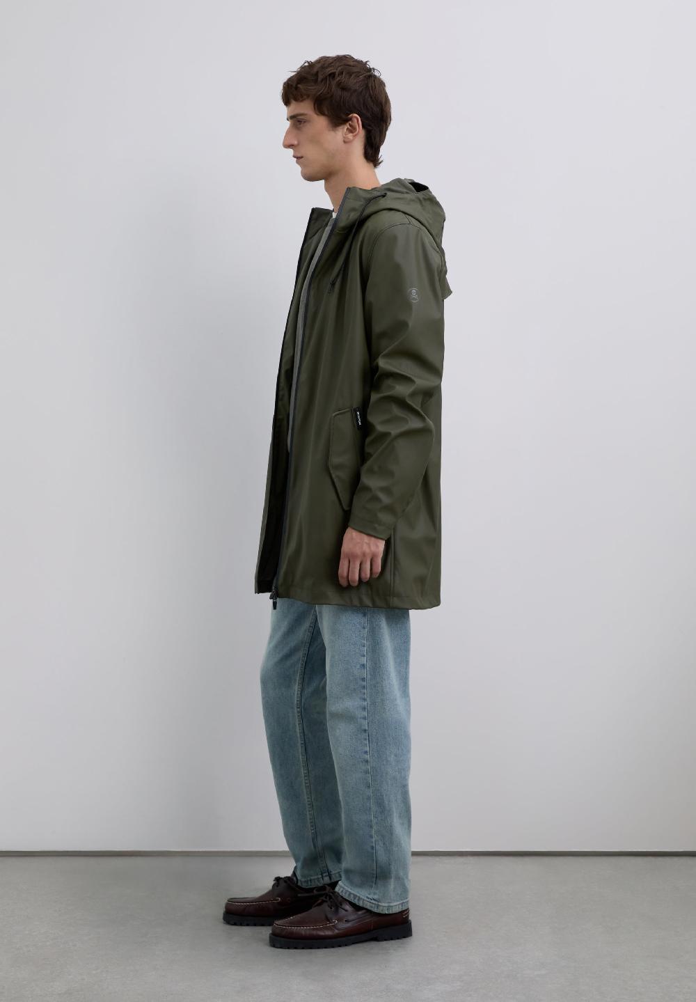 Scalpers WATERPROOF LOGO JACKET KHAKI