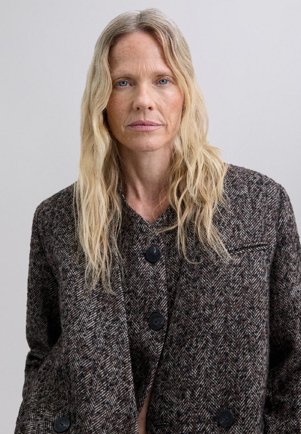 Scalpers WOOL BLAZER WITH WAISTCOAT GREY