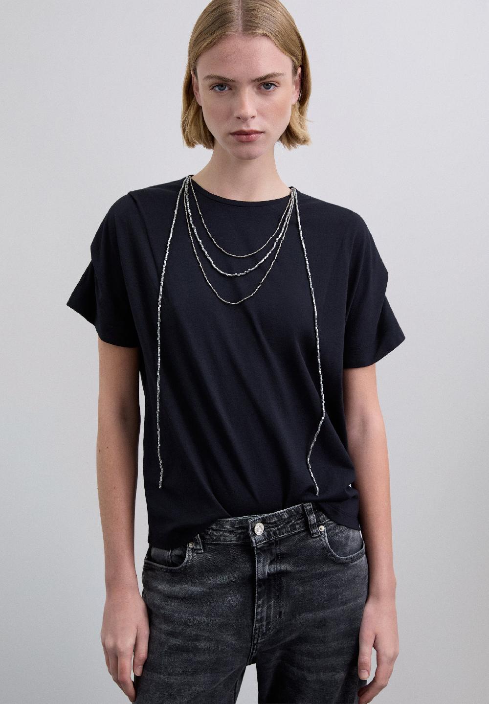 Scalpers XM SCNECKLACE TEE BLACK
