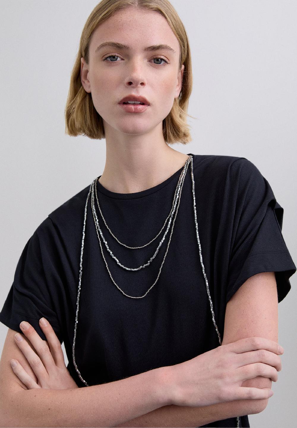 scalpers XM SCNECKLACE TEE BLACK