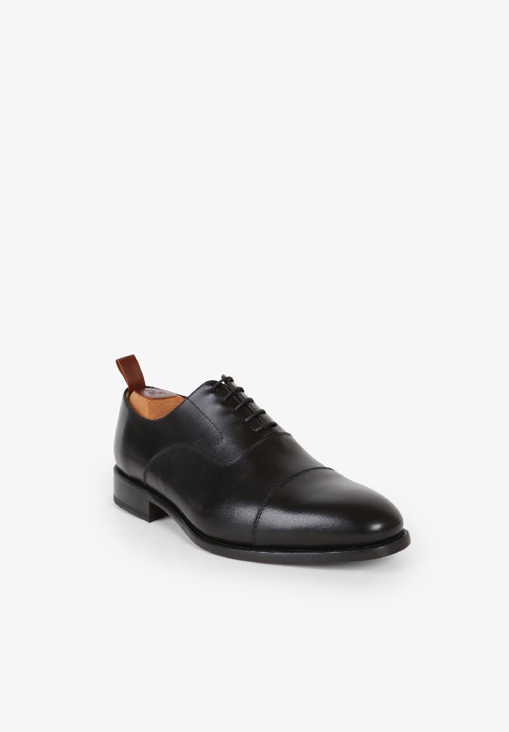 Scalpers ZAPATOS OXFORD VESTIR PIEL BLACK
