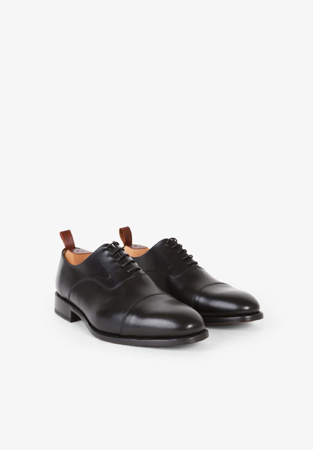 Scalpers ZAPATOS OXFORD VESTIR PIEL BLACK