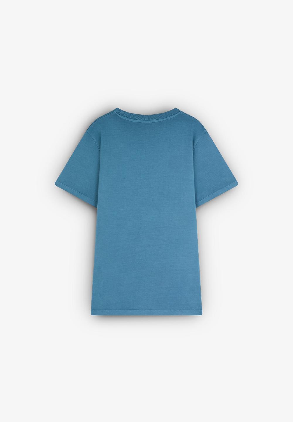 Scalpers T-SHIRT WITH MATCHING EMBROIDERED SKULL DARK DUCK