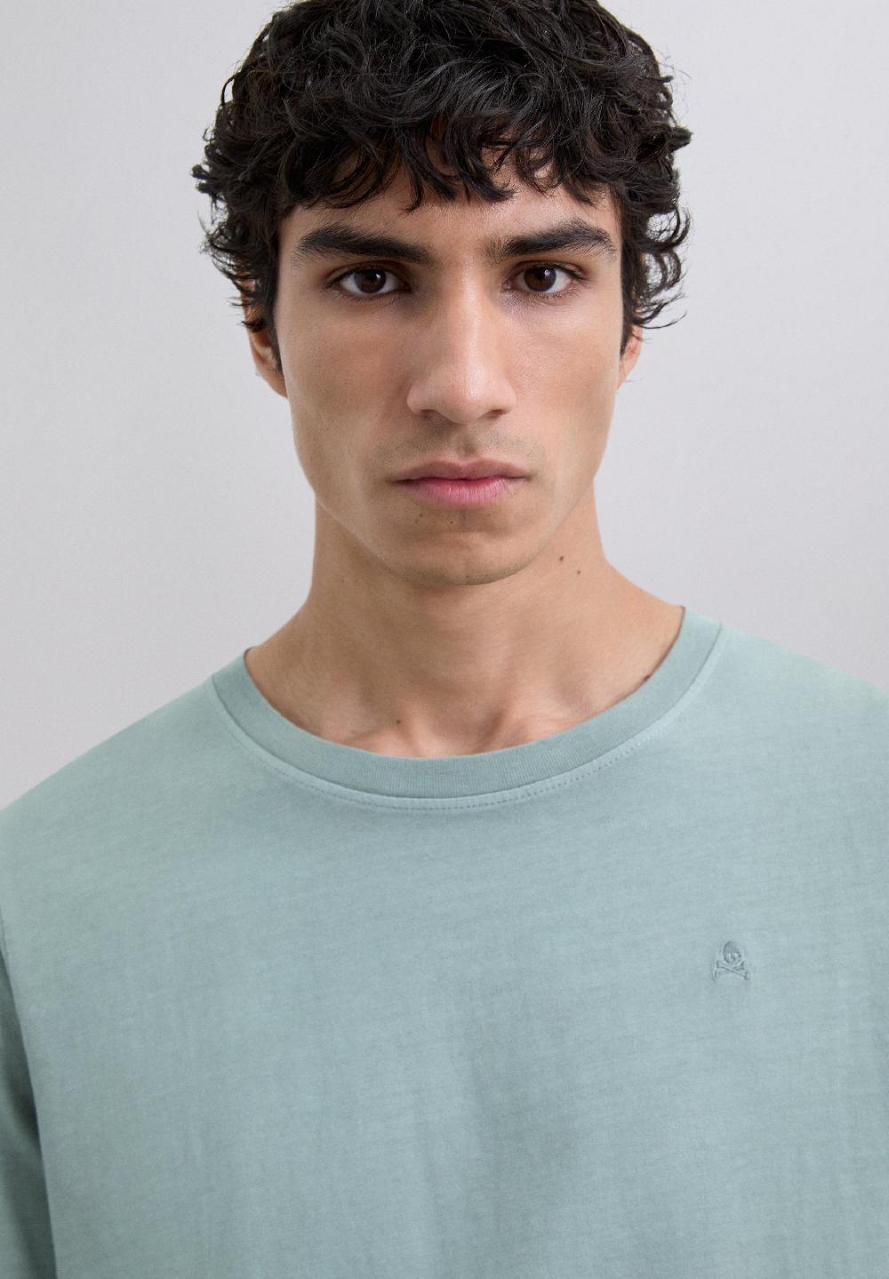 Scalpers T-SHIRT WITH MATCHING EMBROIDERED SKULL DUCK