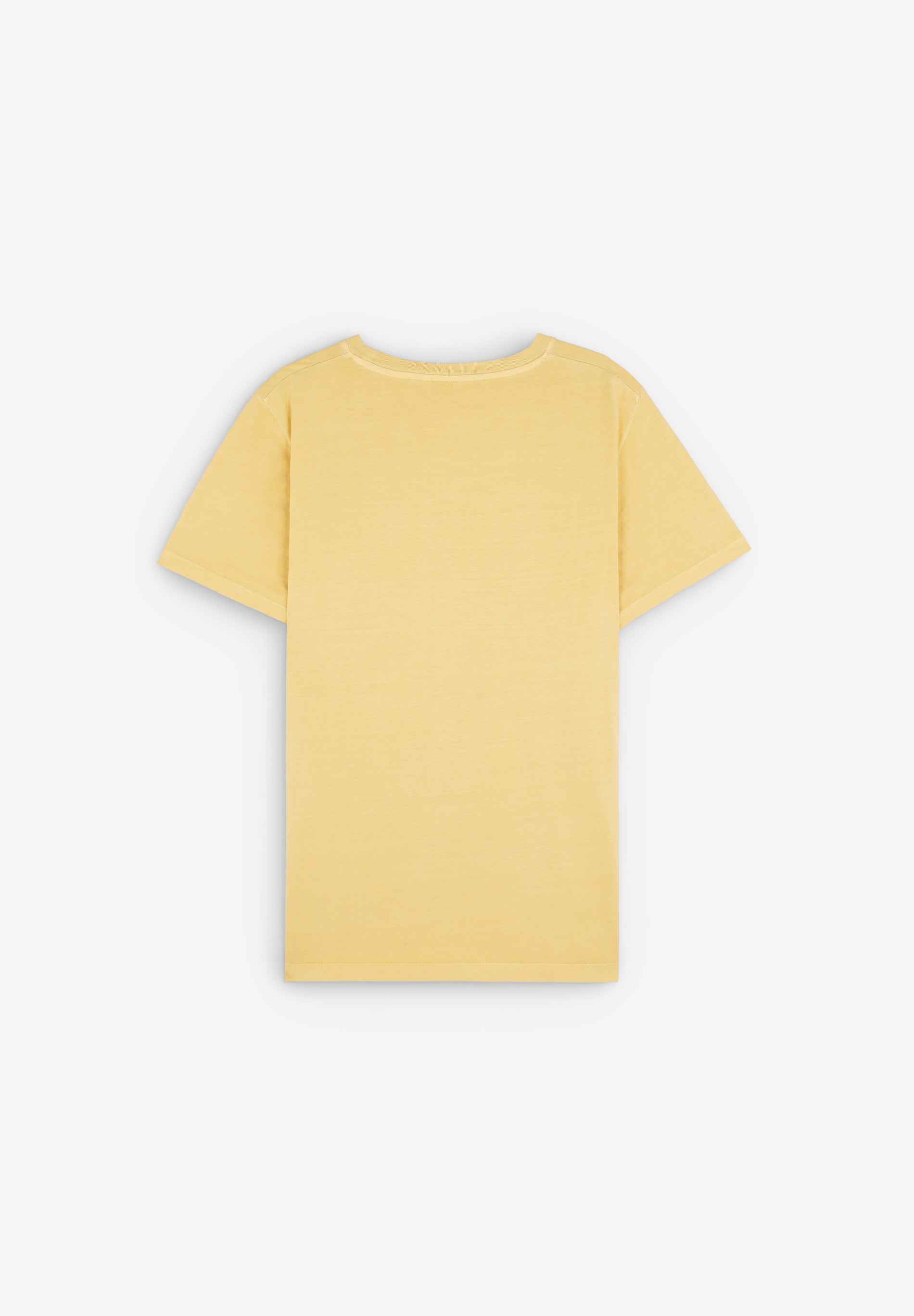 Scalpers T-SHIRT WITH MATCHING EMBROIDERED SKULL MUSTARD