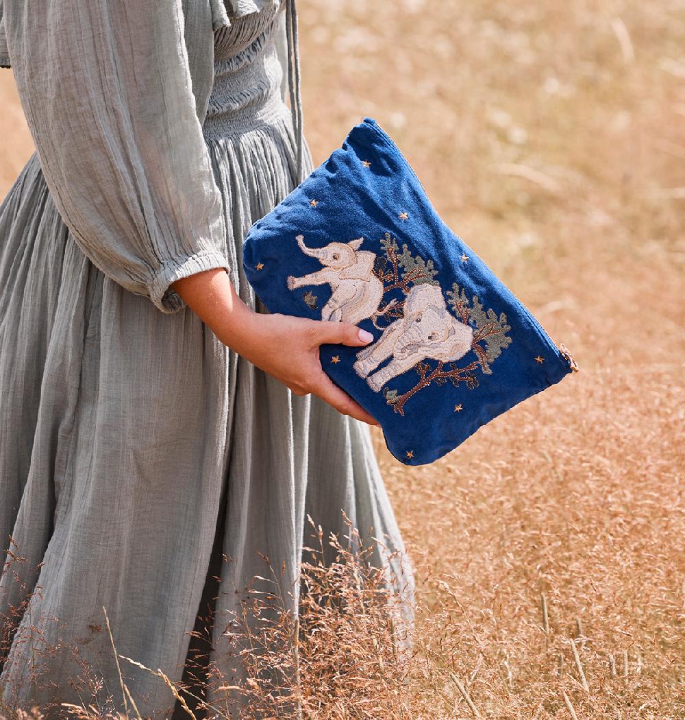 Scarlettsbags Baby Elephant Conservation Everyday Pouch