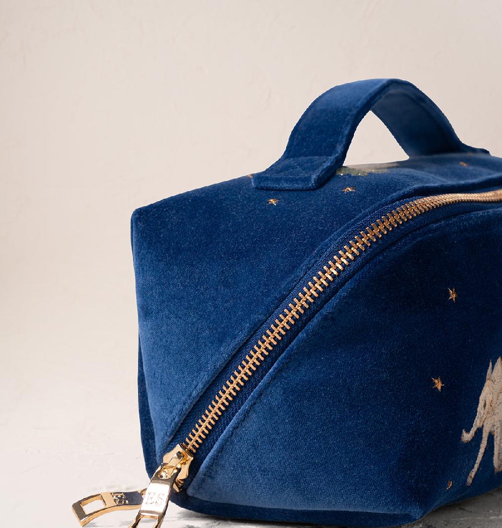 Scarlettsbags Baby Elephant Conservation Open Flat Makeup Bag