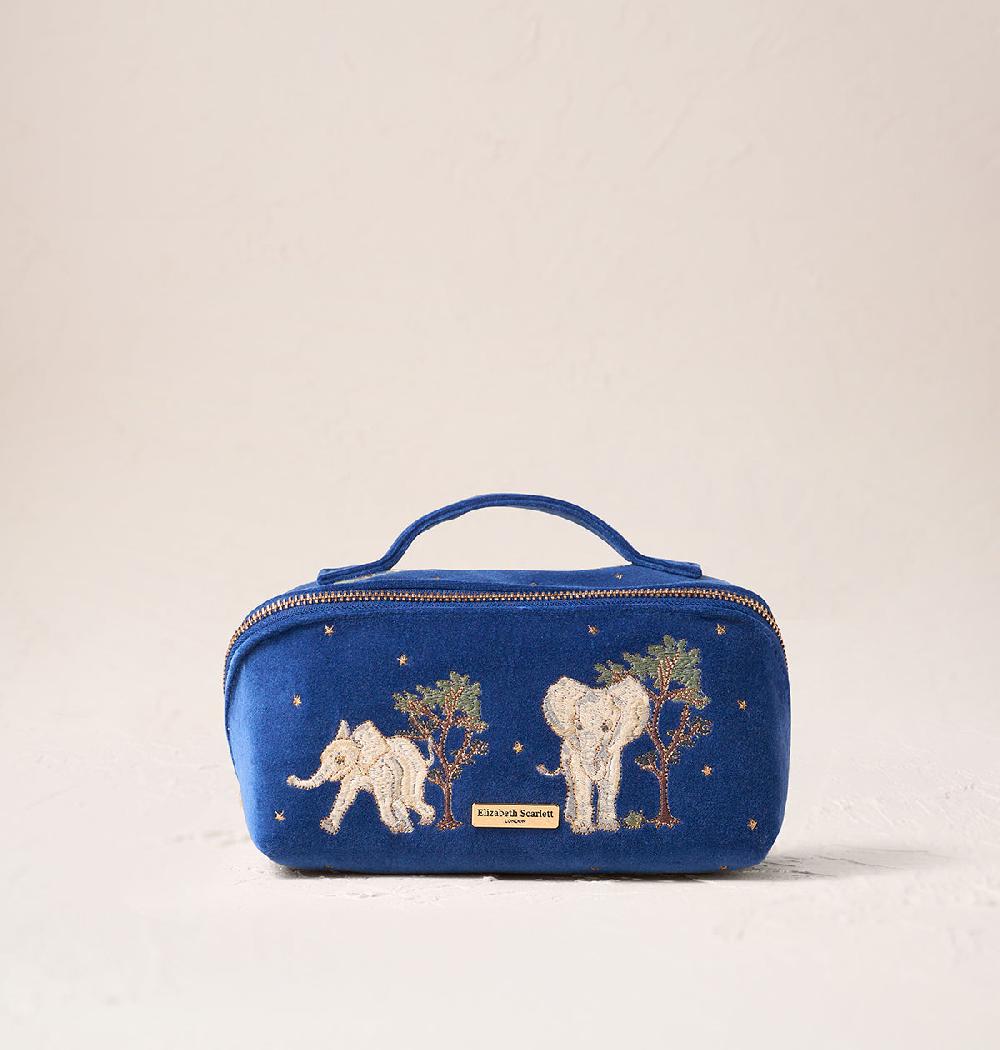scarlettsbags Baby Elephant Conservation Open Flat Makeup Bag