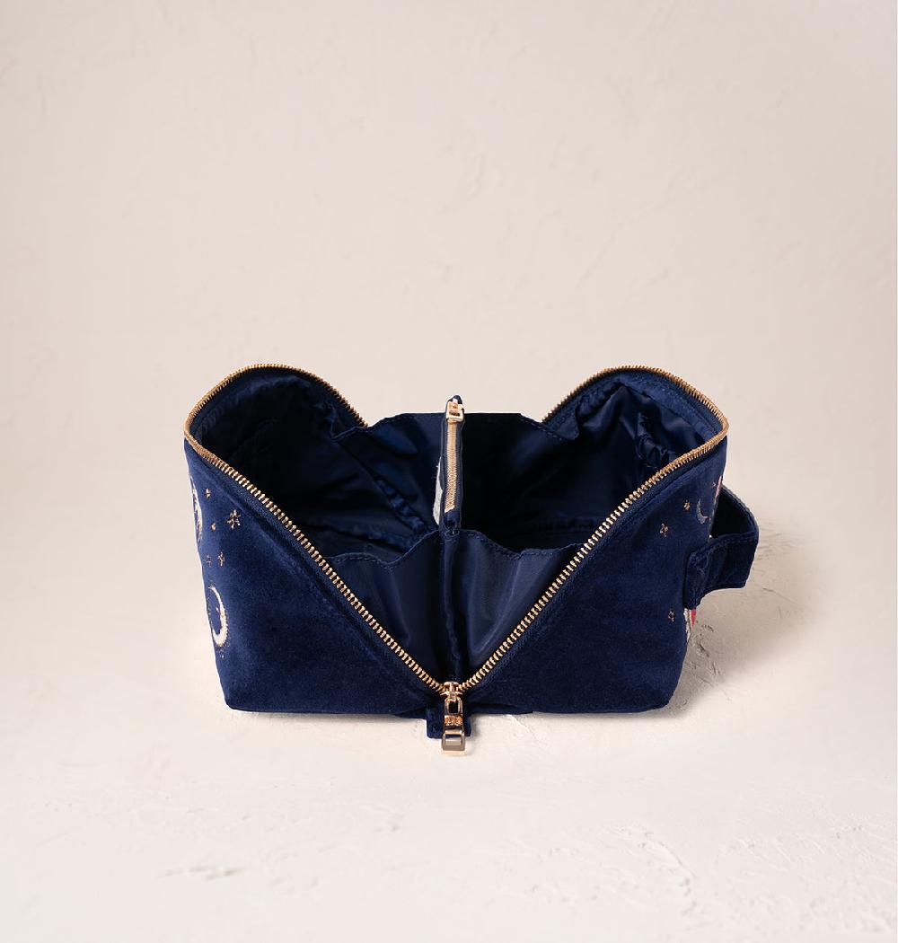 Scarlettsbags Enchanted Alphabet Open Flat Makeup Bag
