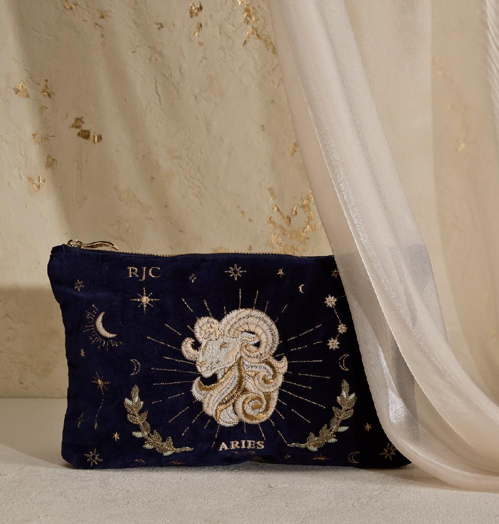 Scarlettsbags Aries Navy Everyday Pouch