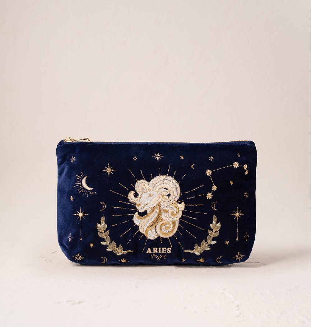 scarlettsbags Aries Navy Everyday Pouch
