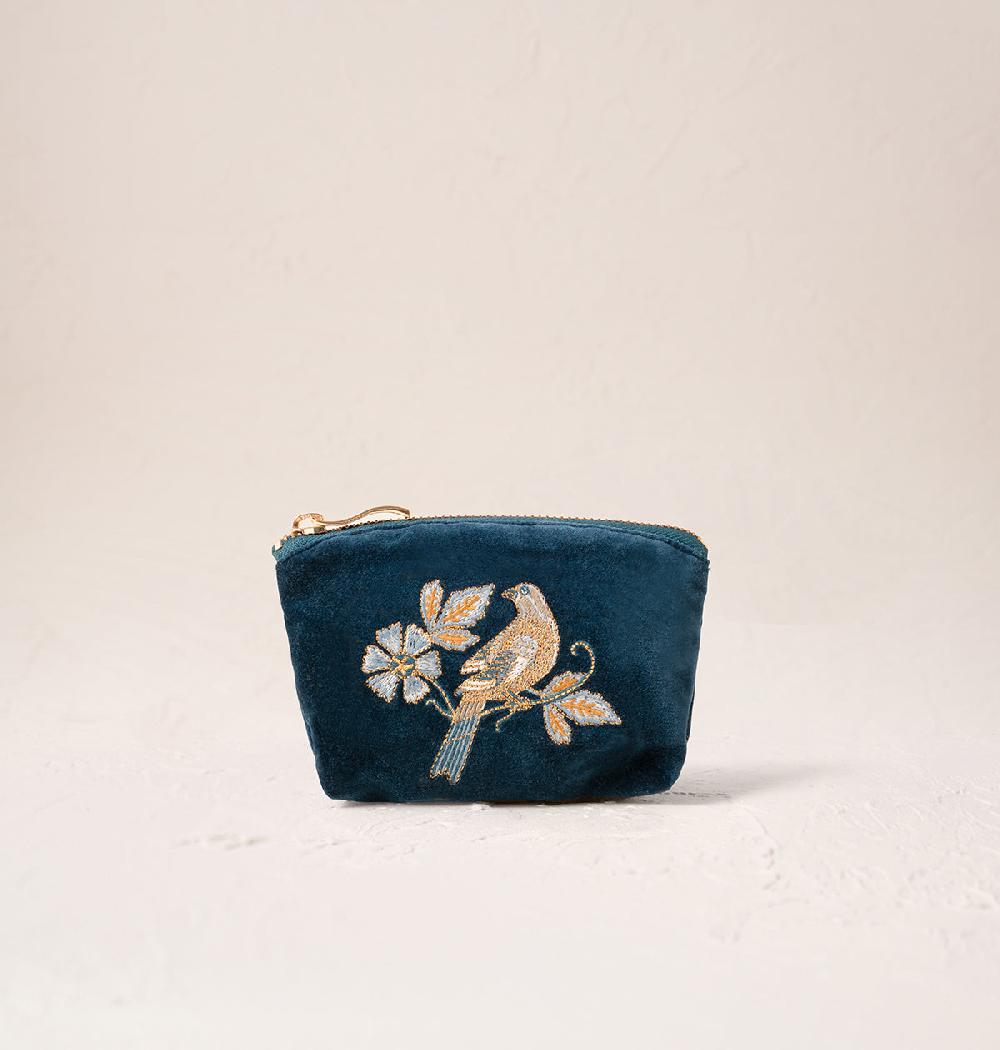 scarlettsbags Botanical Birds Coin Purse