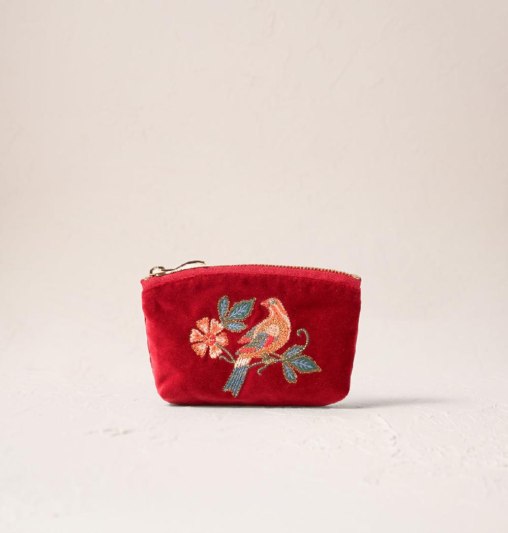 scarlettsbags Botanical Birds Coin Purse