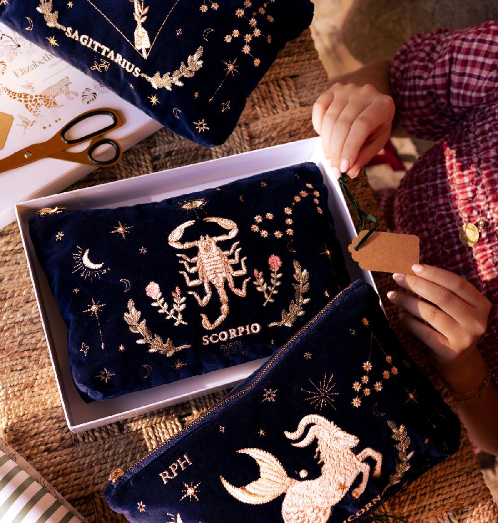 Scarlettsbags Capricorn Navy Everyday Pouch