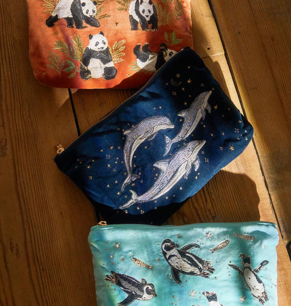 Scarlettsbags Celestial Dolphin Everyday Pouch