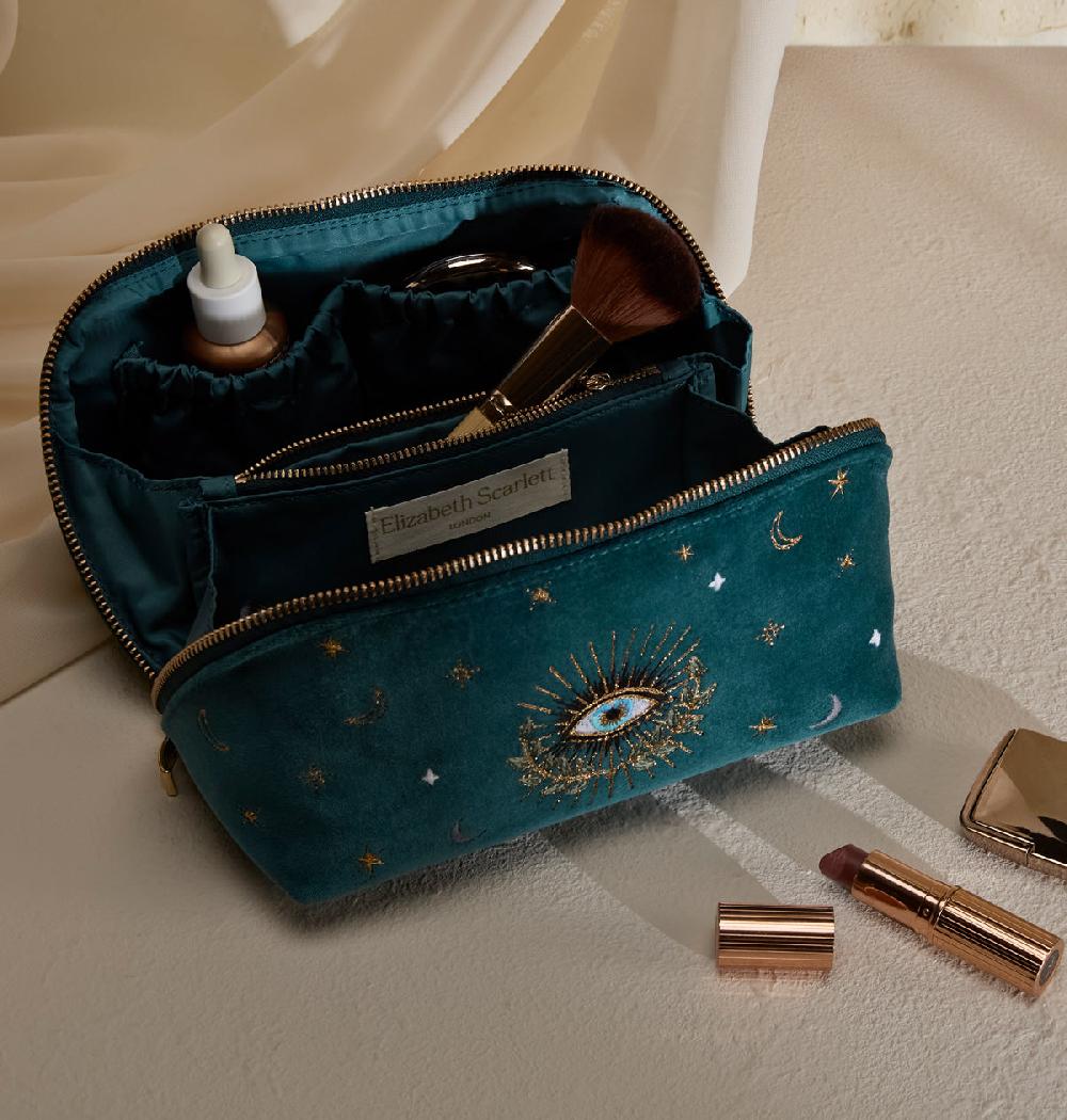 Scarlettsbags Celestial Eye Open Flat Makeup Bag