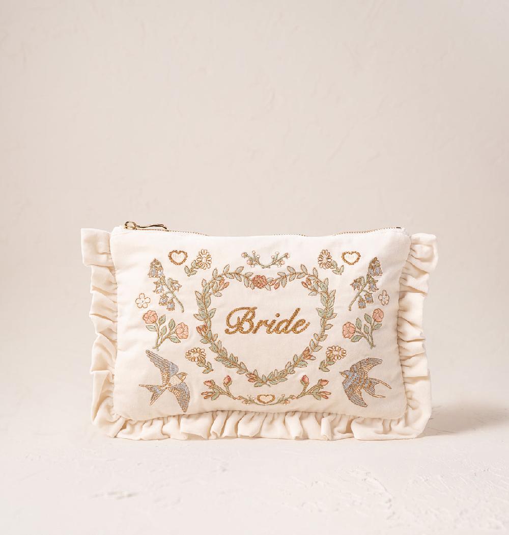scarlettsbags Earth Goddess Bride Frill Pouch