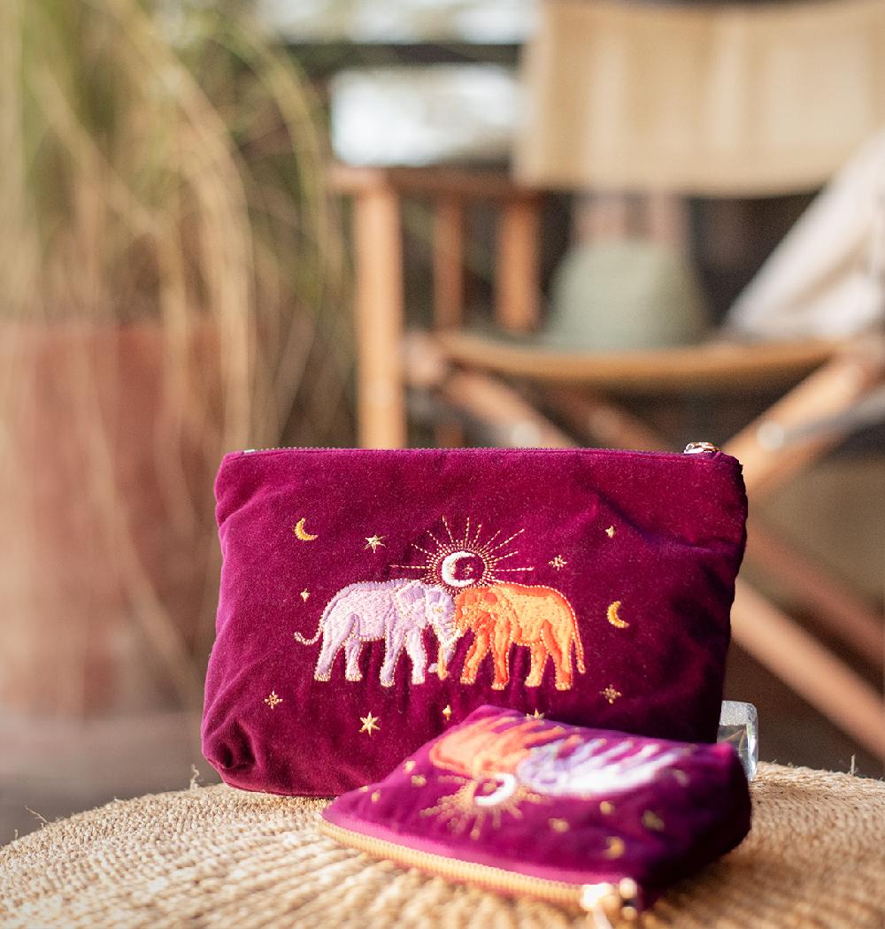 Scarlettsbags Enchanted Elephant Mini Pouch