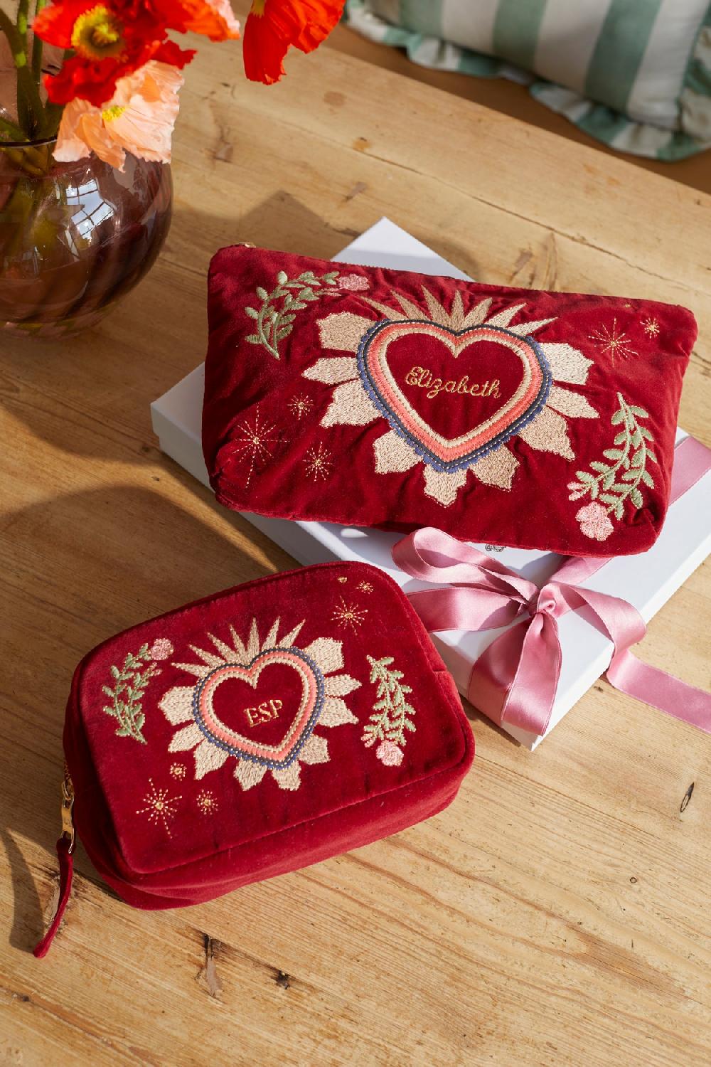 Scarlettsbags Enchanted Heart Makeup Bag