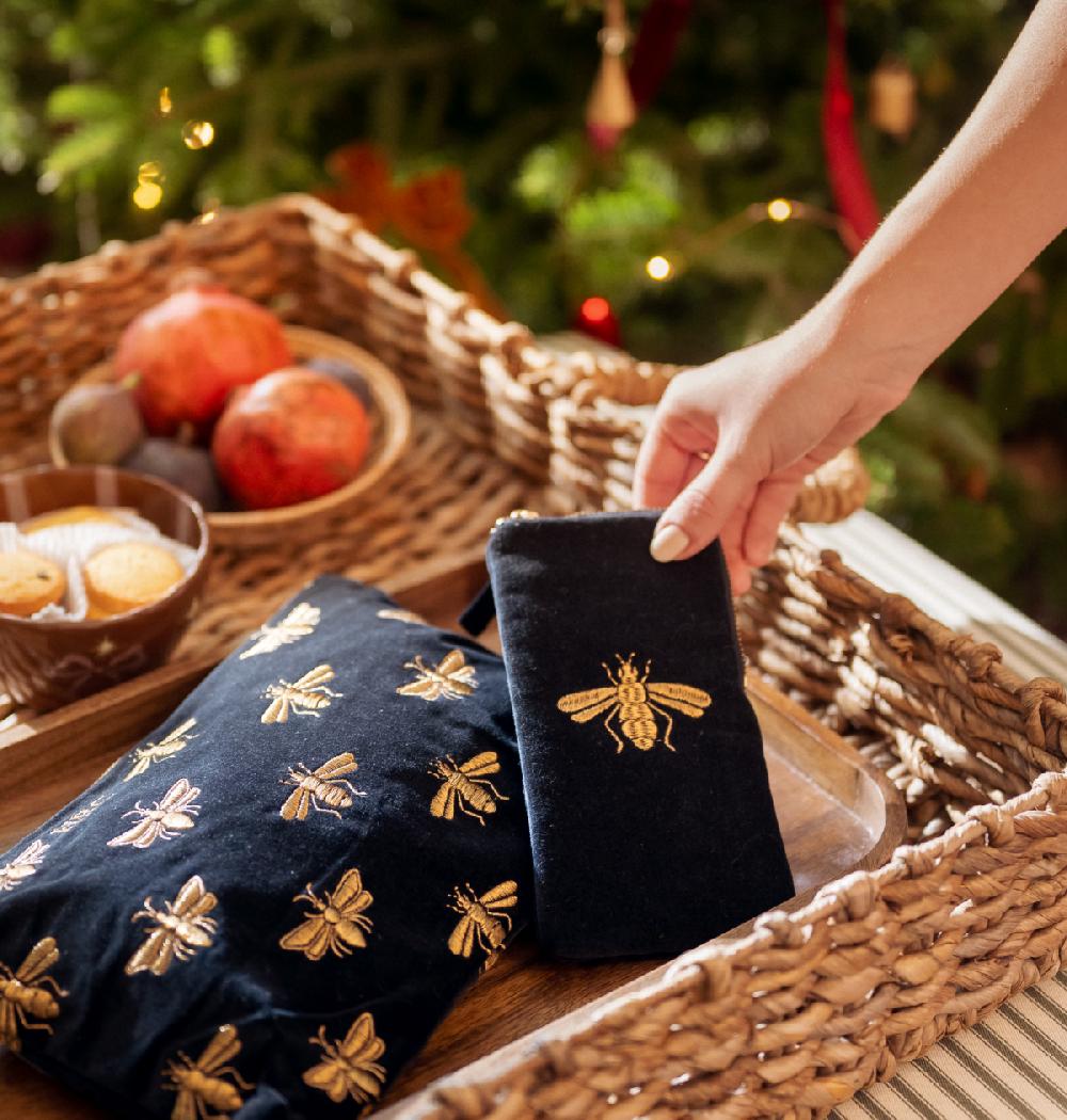 Scarlettsbags Honey Bee Glasses Case