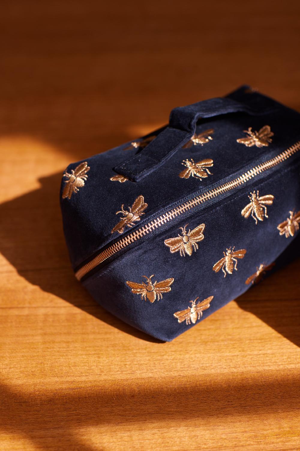 Scarlettsbags Honey Bee Open Flat Makeup Bag
